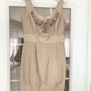 Gold formal dress